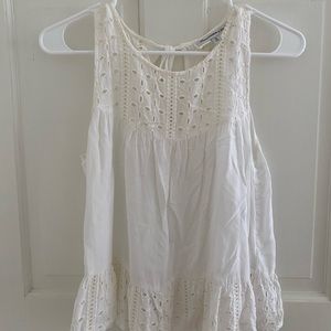 Abercrombie and Fitch white tank